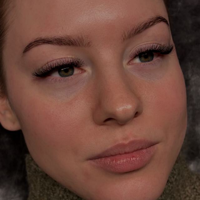 Ergebnis Wimpernverlängerung
